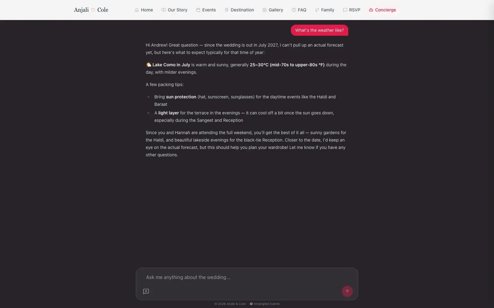The AI concierge