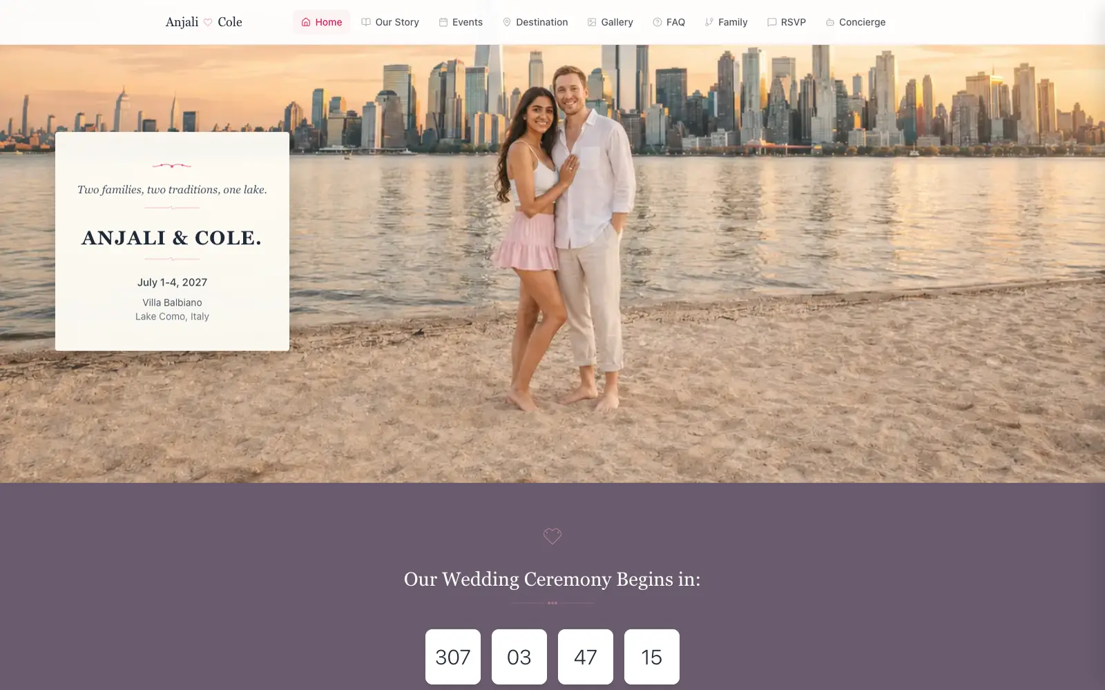 Entangled Events